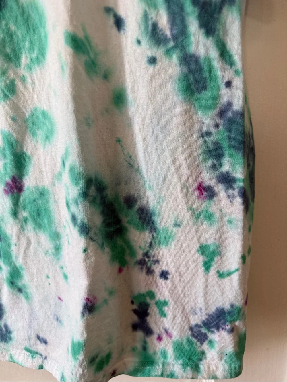 COLOR OUR WORLD Tie-Dye Graphic Tee - Teal & Navy size L - Picture 8 of 8